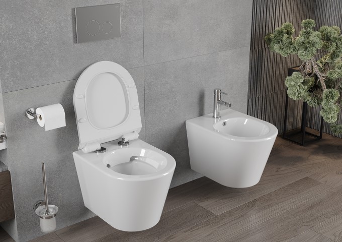 WC potid stelažiga